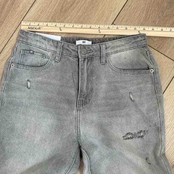 Be Responsible BP Womens Black Ripped High Waist Jeans Black Wash Size 28 NWT - Picture 10 of 13